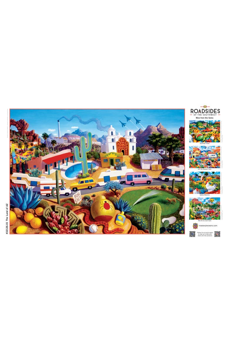 Land of AZ 500 Piece Jigsaw Puzzle, Alternate, color, Multicolor