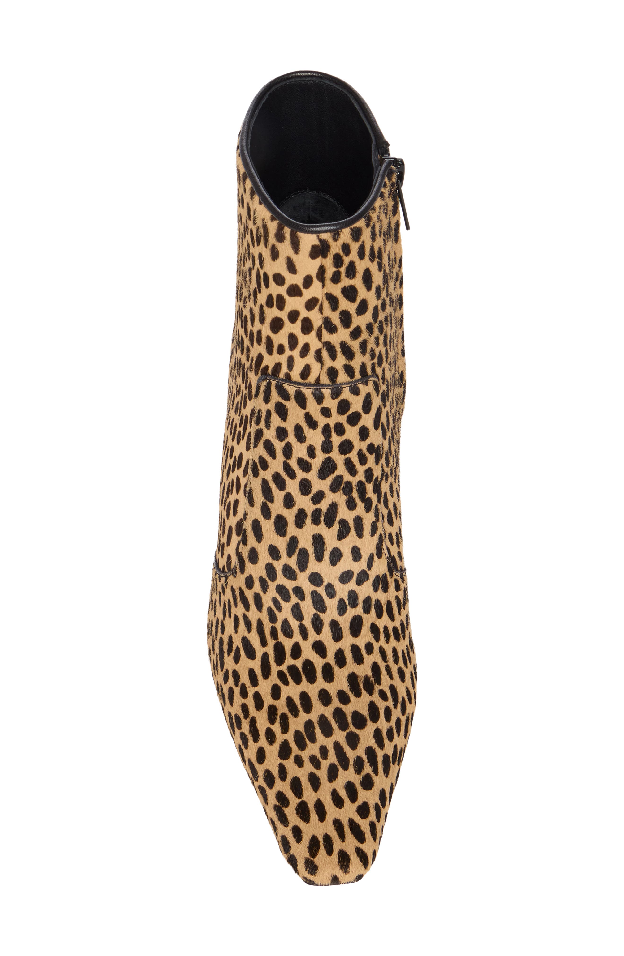 Welsley Genuine Calf Hair Bootie, Alternate, color, TAN CHEETAH