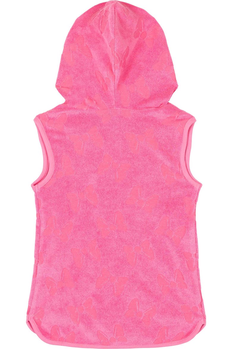 Minnie Mouse Hooded Swimwear Cover Up, Alternate, color, Minnie Daisy Pink