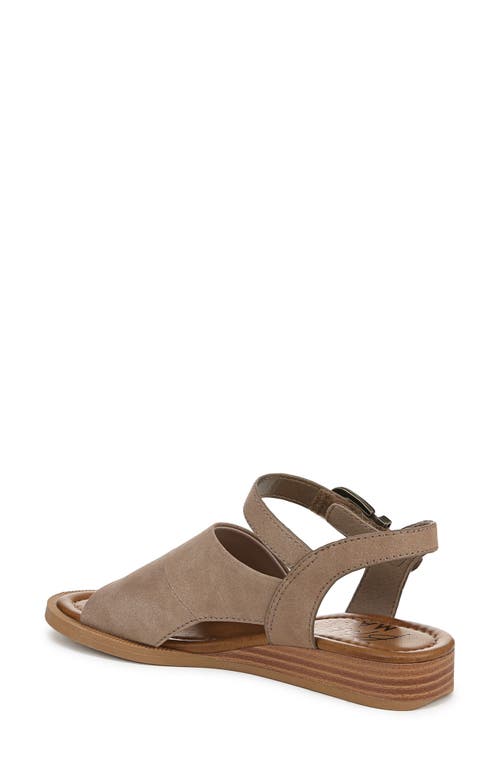 Blowfish Malibu Ardice Sandal In Oak Tan Faux Suede