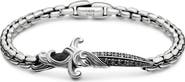 David Yurman 'Waves' Dagger Bracelet with Black Diamonds