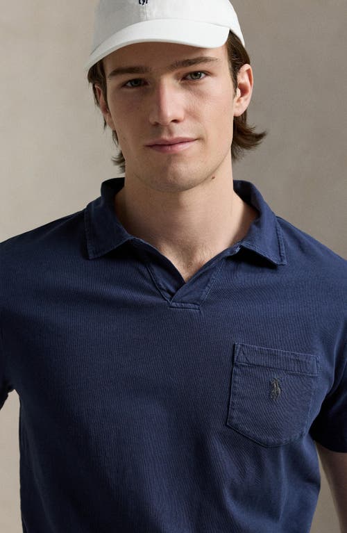 Polo Ralph Lauren Spugna Polo In Newport Navy