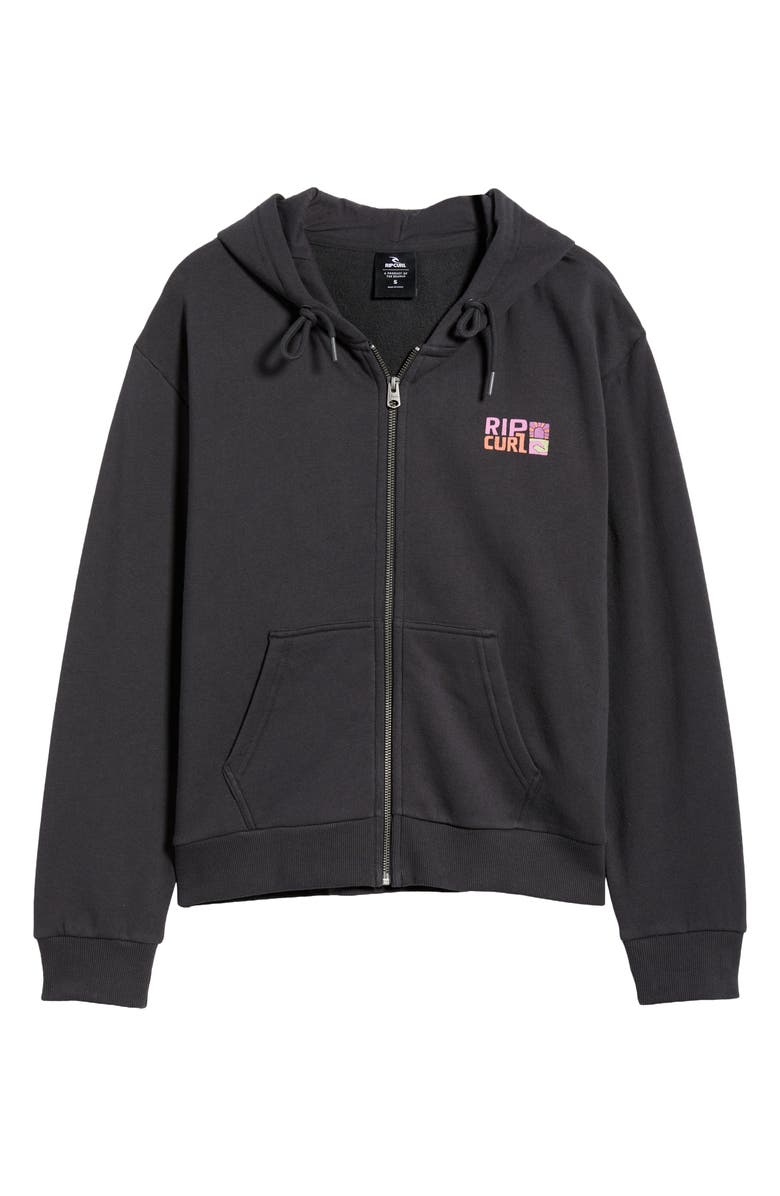 Rip Curl Catalina Island Front Zip Cotton Hoodie, Main, color, 