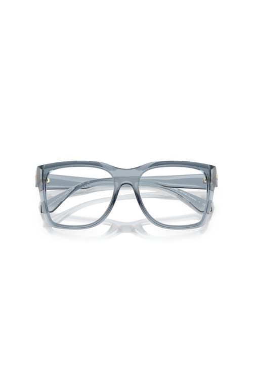 Michael Kors 53mm Square Optical Glasses In Gray
