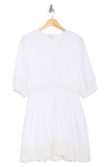 Maisie Embroidered Eyelet Short Sleeve Dress