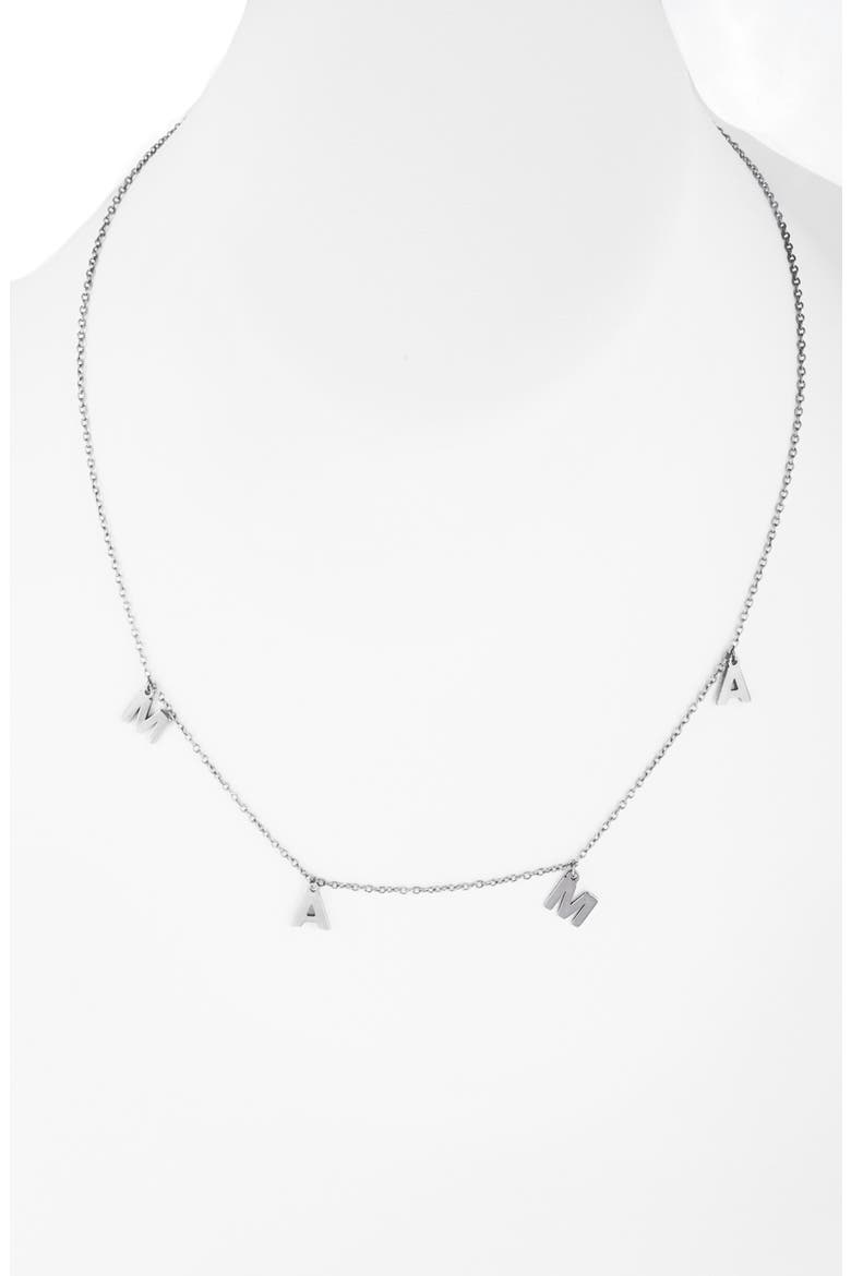 Mama Shaker Necklace, Alternate, color, SILVER
