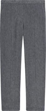 Theory Treeca Linen Blend Pull-On Crop Pants