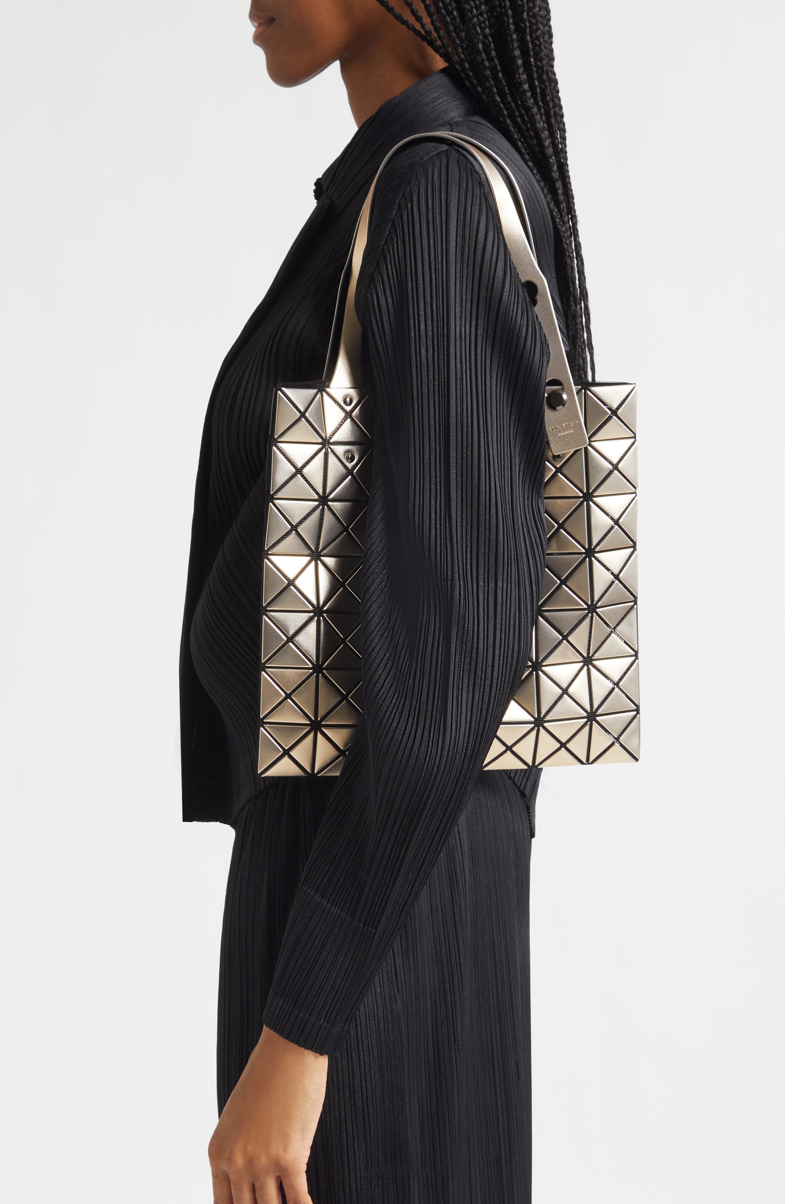 Bao Bao Issey Miyake Platinum Tote, Alternate, color, Light Bronze