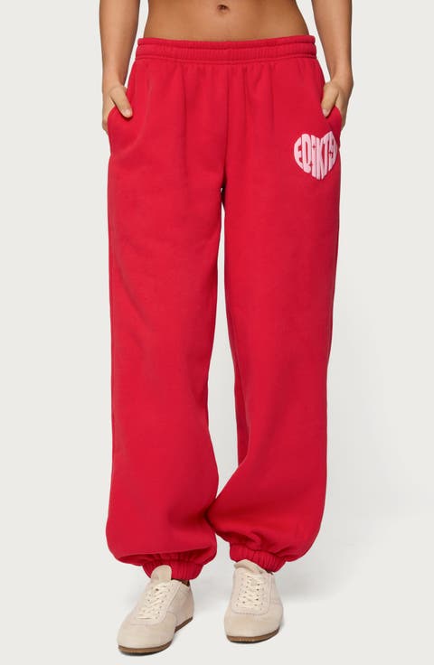 Major Love Fleece Logo Graphic Sweatpants