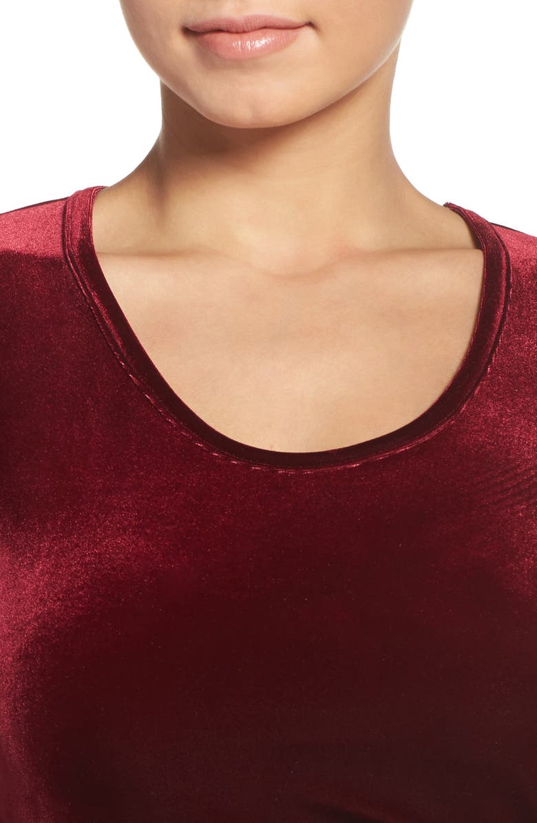 Fraiche by J Velvet Body-Con Dress, Alternate, color,