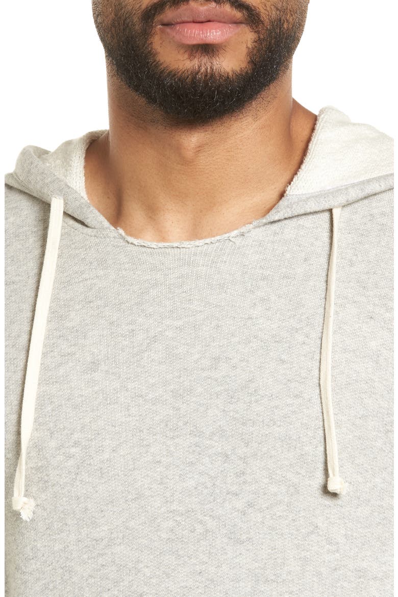 Slub Pullover Hoodie, Alternate, color, LIGHT HEATHER GREY