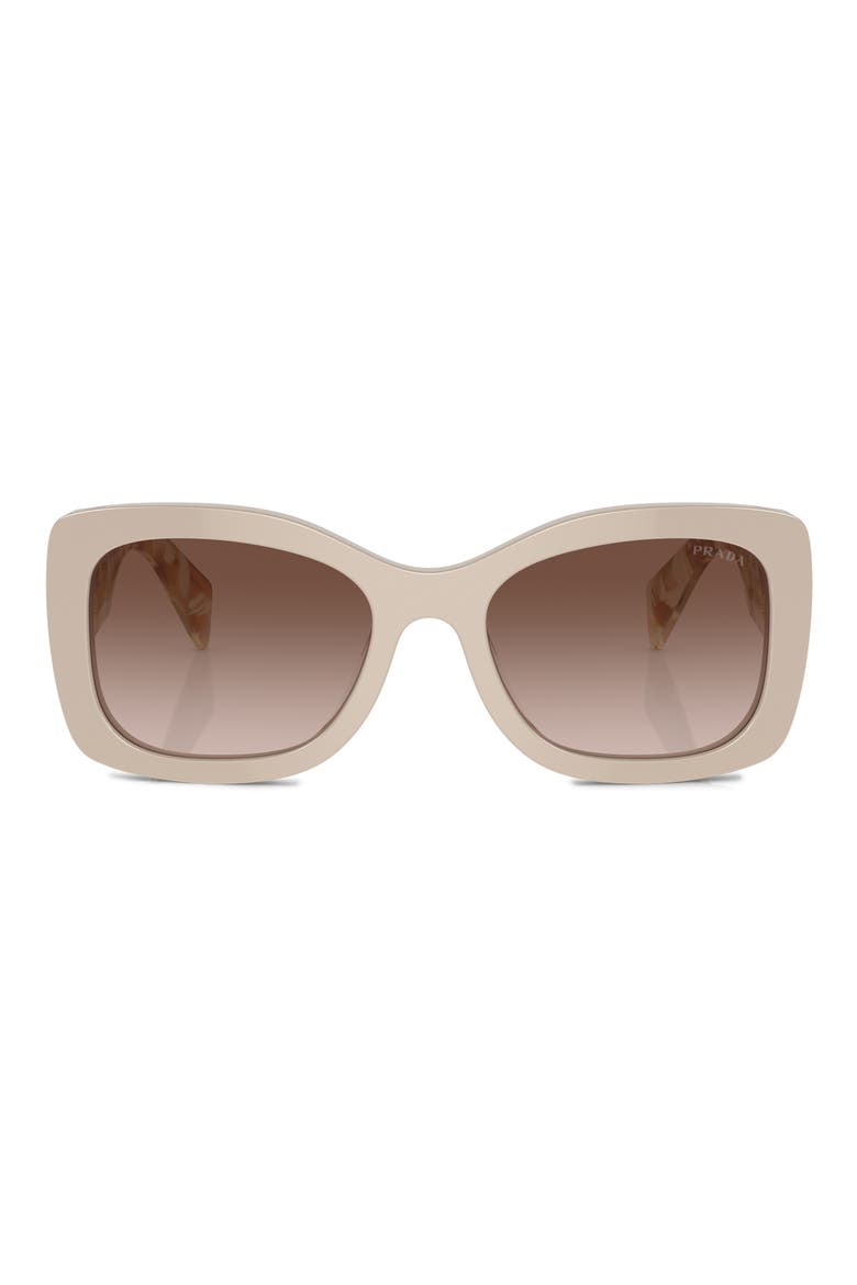 56mm Gradient Cat Eye Sunglasses, Alternate, color, BROWN GRAD