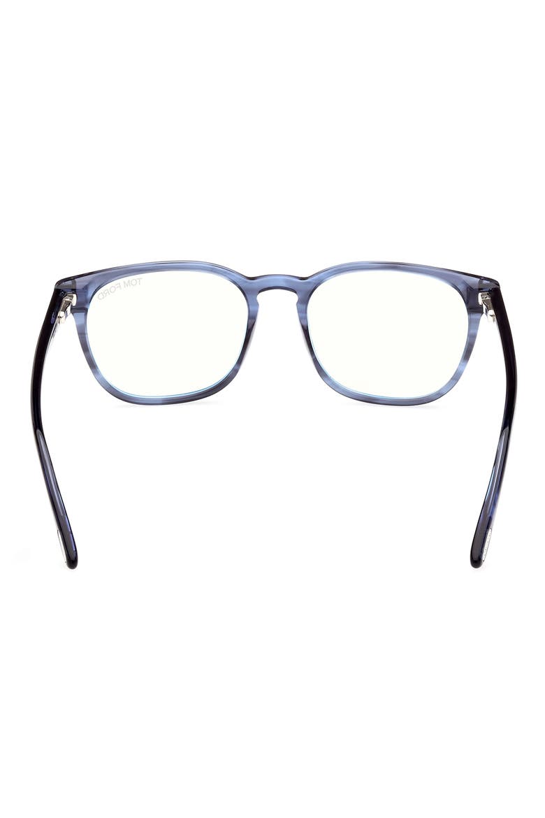 53mm Square Blue Light Blocking Glasses, Alternate, color, BLUE/OTHER
