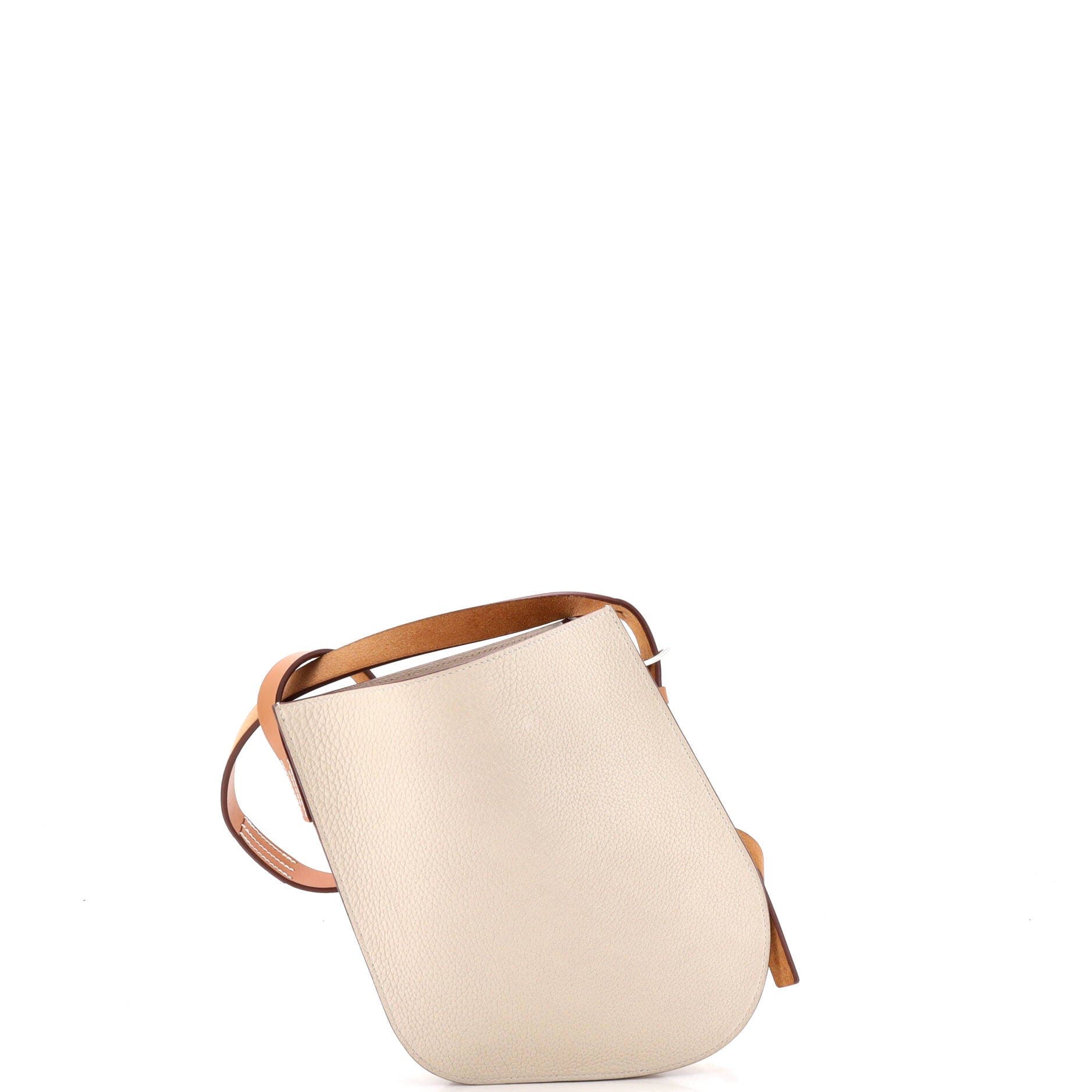 Perspective Cavaliere Bag Togo and Vache Hunter 21, Alternate, color, White