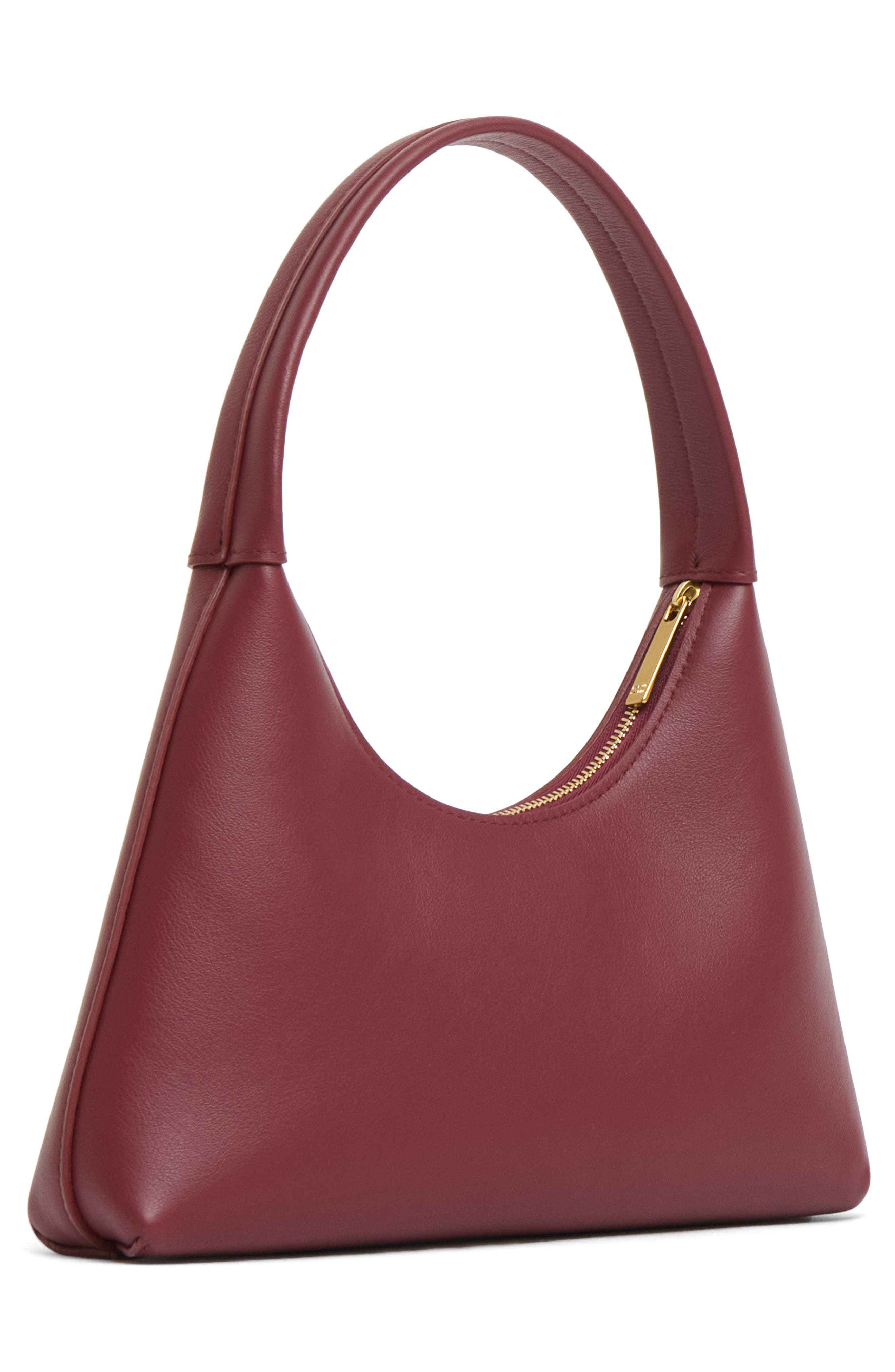 Mini Candy Leather Hobo Bag, Alternate, color, OXBLOOD