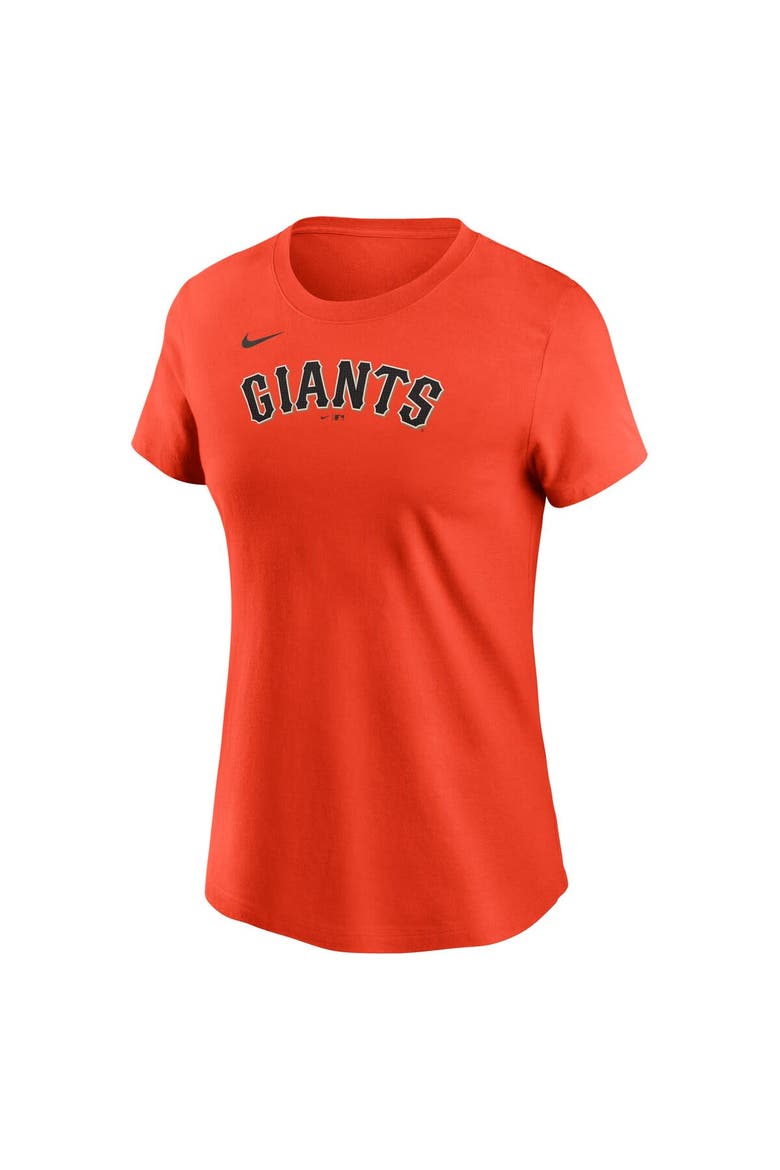 Women's Nike Willy Adames Orange San Francisco Giants Fuse Name & Number T-Shirt, Alternate, color, Orange