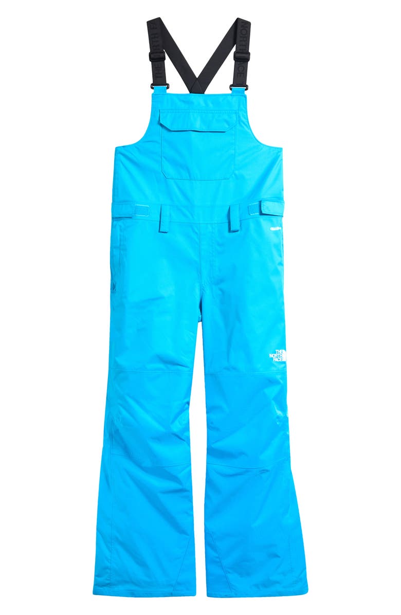 The North Face Kids' Freedom Waterproof Insulated Recycled Polyester Snow Bib, Main, color, Meridian Blue