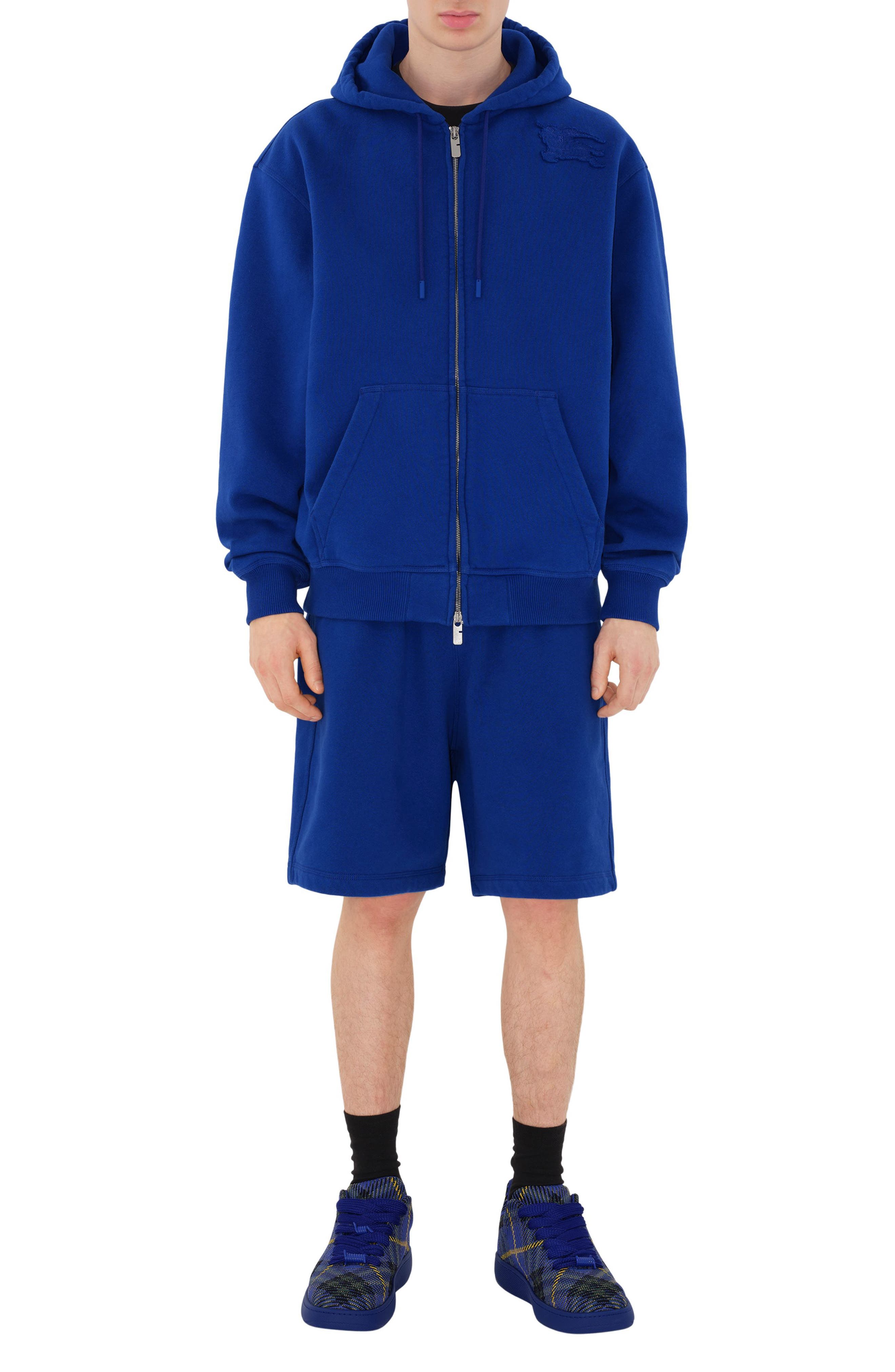 Burberry Check Knit Box Sneaker, Alternate, color, Bright Navy Ip Chk