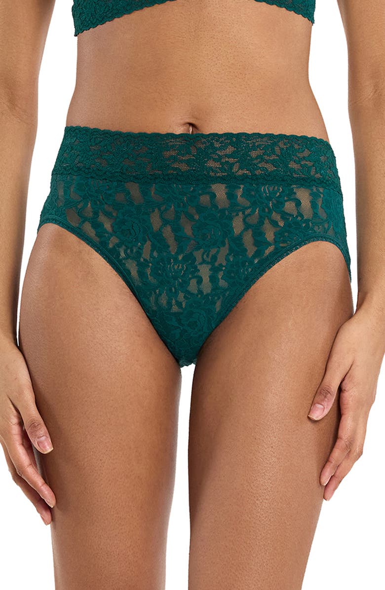 Hanky Panky French Briefs, Main, color, Mountain Green