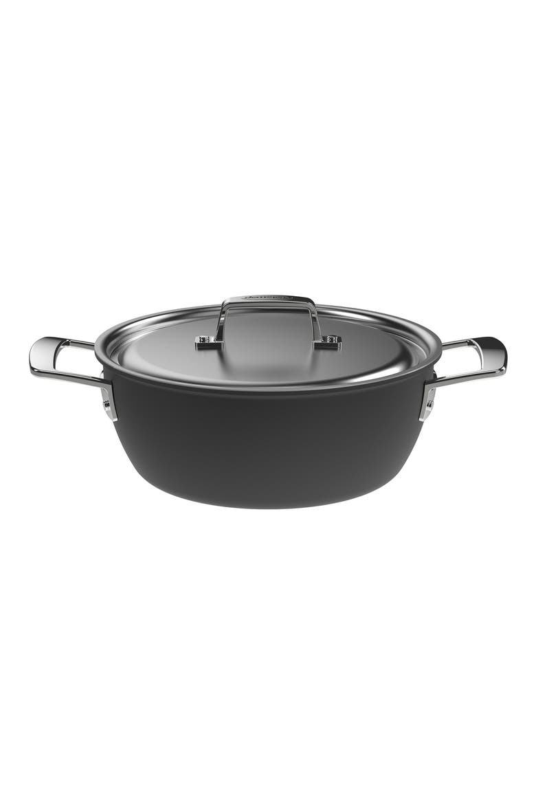 Black 5 Stainless Steel Stock Pot, Main, color, BLACK
