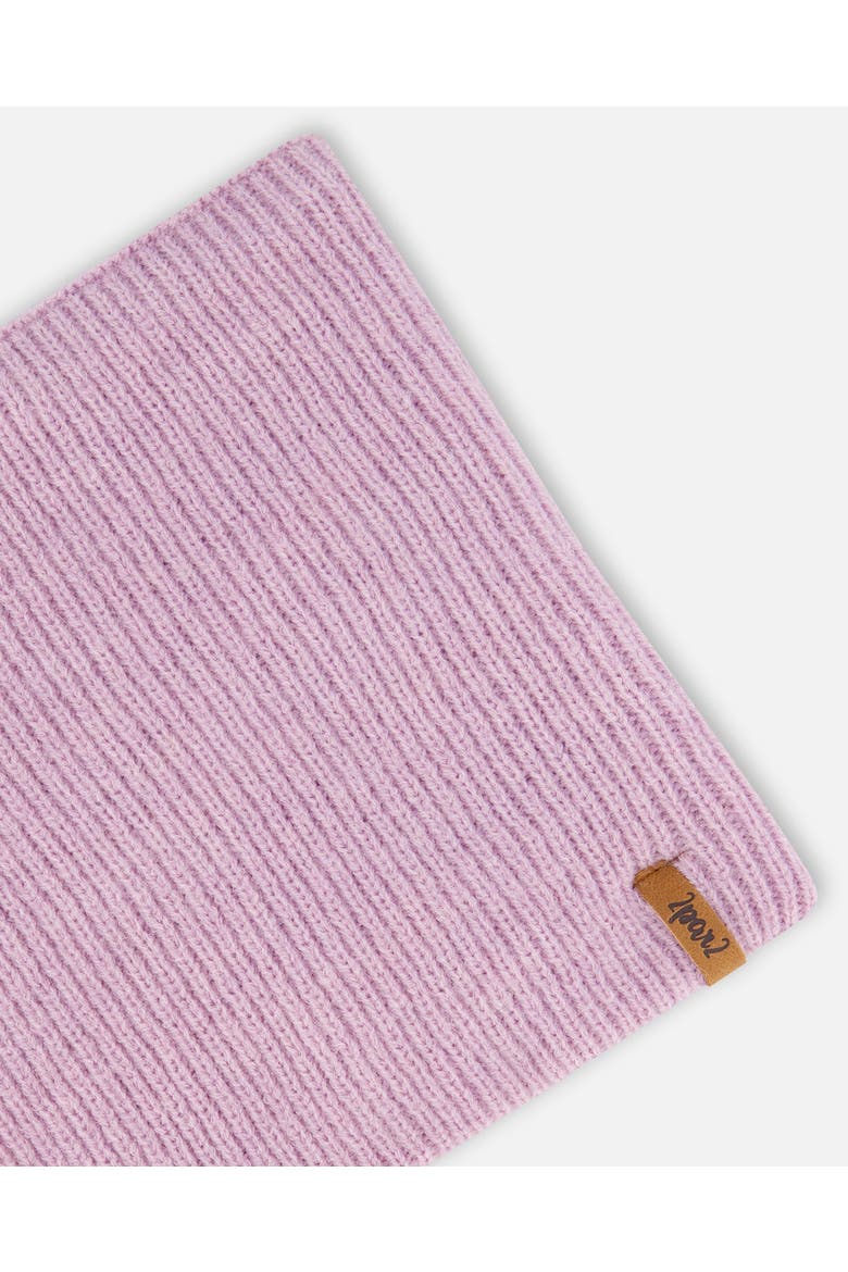 Baby Girl's Mid-Season Knit Neckwarmer Lilac, Alternate, color, Orchid Haze