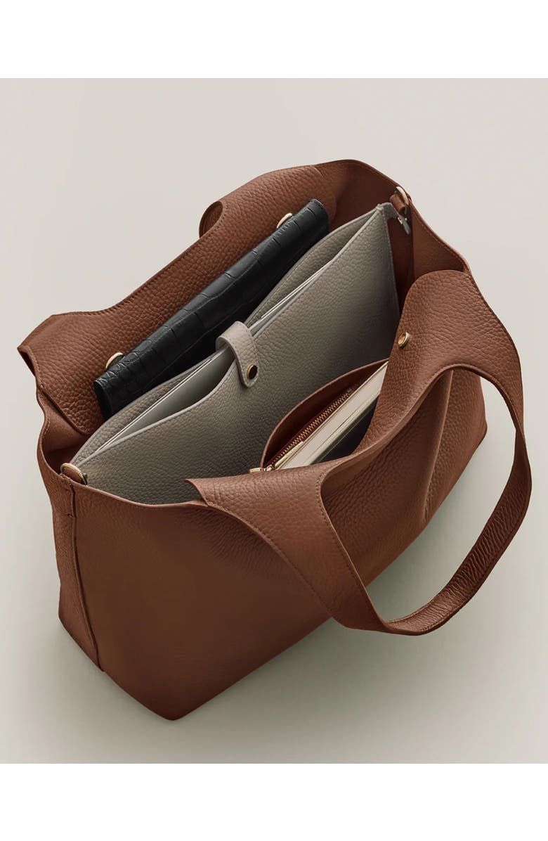Cuyana System Tote 13-inch, Alternate, color, Dark Chestnut