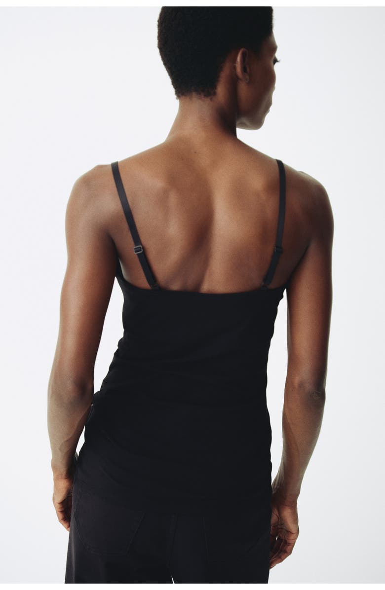 H&M Mama 3-pack Nursing Strappy Tops, Alternate, color, Black/White/Gray Melange
