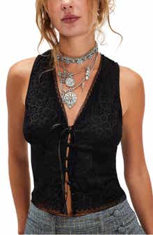 Free People Jaida Lace Vest