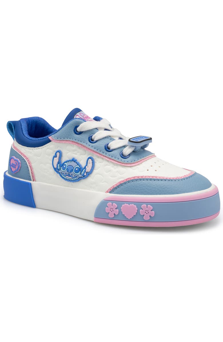 Ground Up Kids' Disney<sup>®</sup> Stitch Court Sneaker, Main, color, Blue