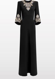 Jenny Packham Ice Cascade Embellished Dress