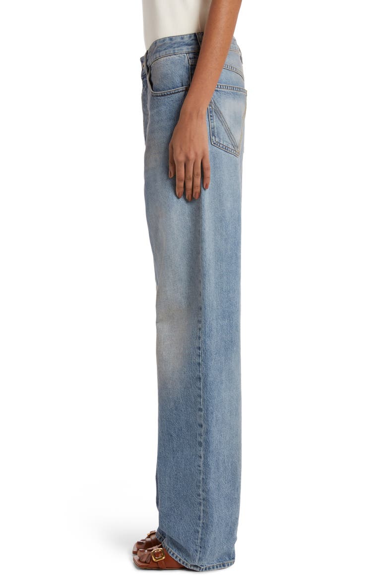 Nonstretch Wide Leg Jeans, Alternate, color, 4715 MID BLUE