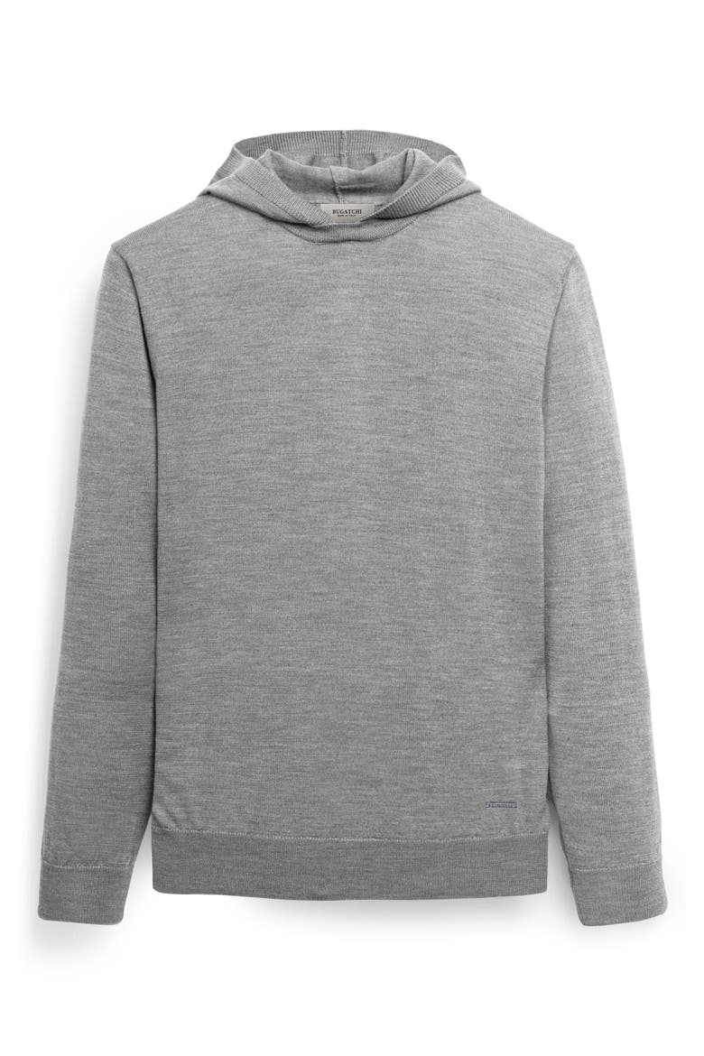 Merino Wool Hooded Sweater, Alternate, color, GRAPHITE