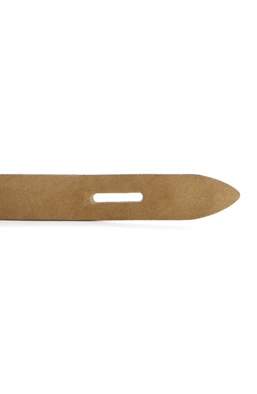 Isabel Marant Lecce Knotted Leather Belt In Taupe