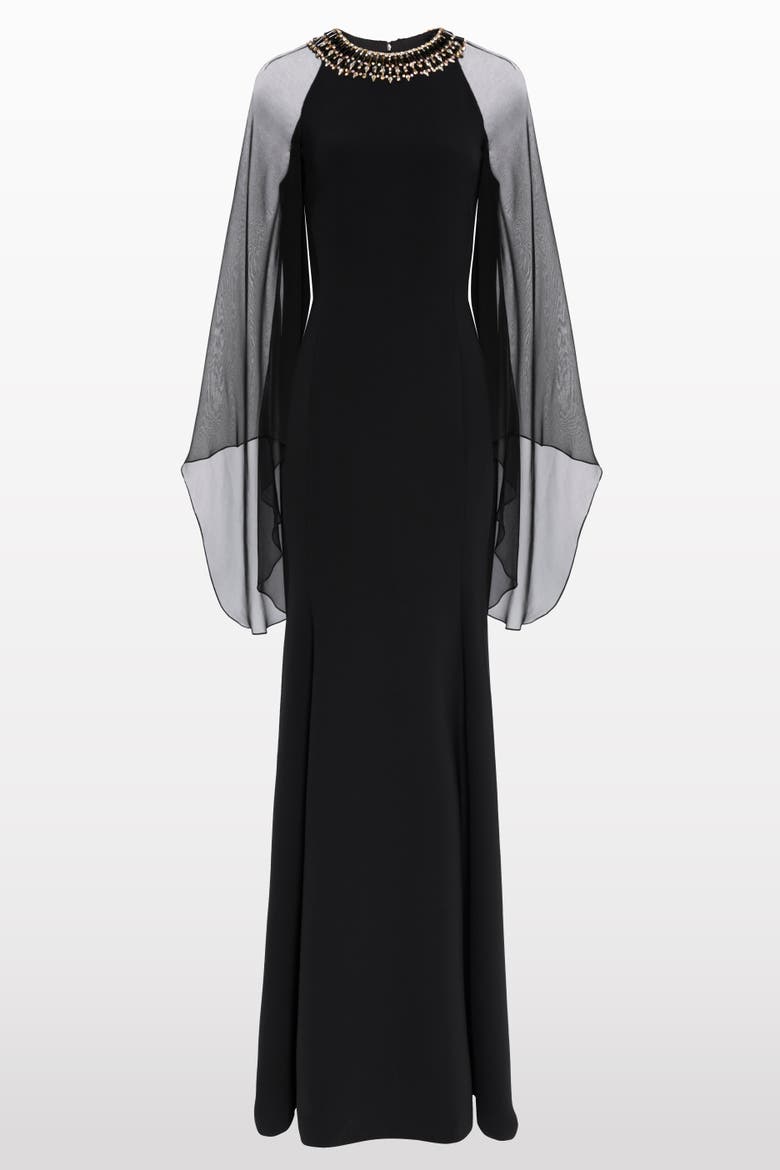 Charma Maxi Dress, Main, color, Liquorice