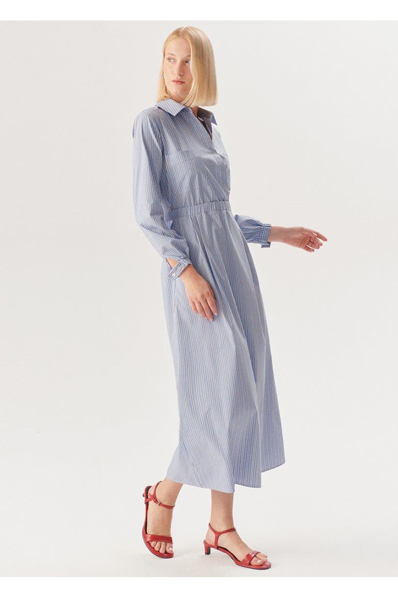 Adelyn Midi Dress, Alternate, color, Blue