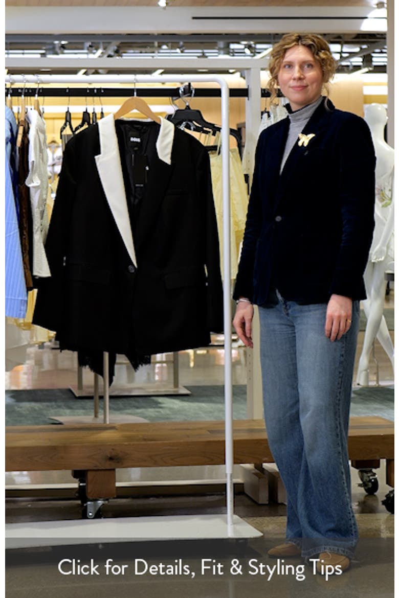 Janka 6 Colorblock Wool Blazer video
