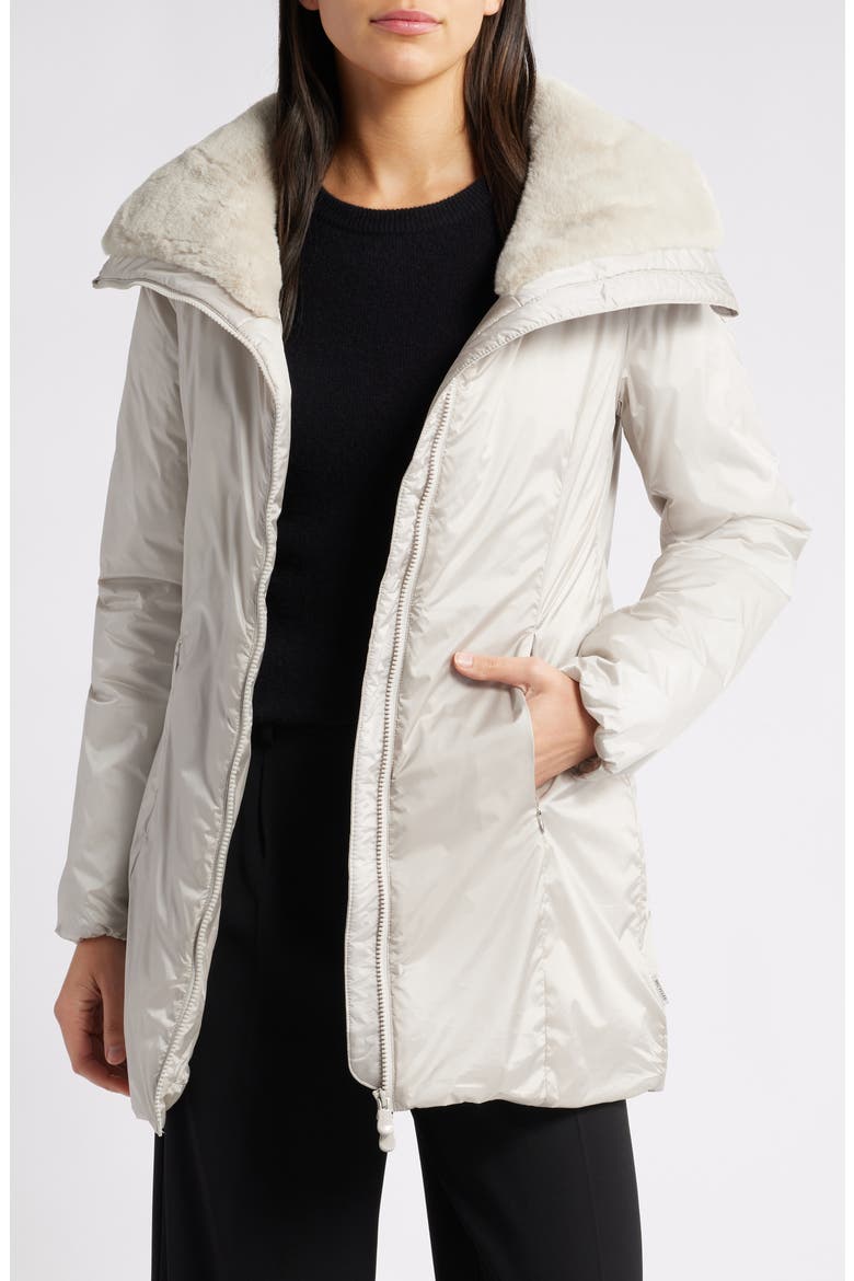 Caroly Water Repellent Coat, Alternate, color, RAINY BEIGE