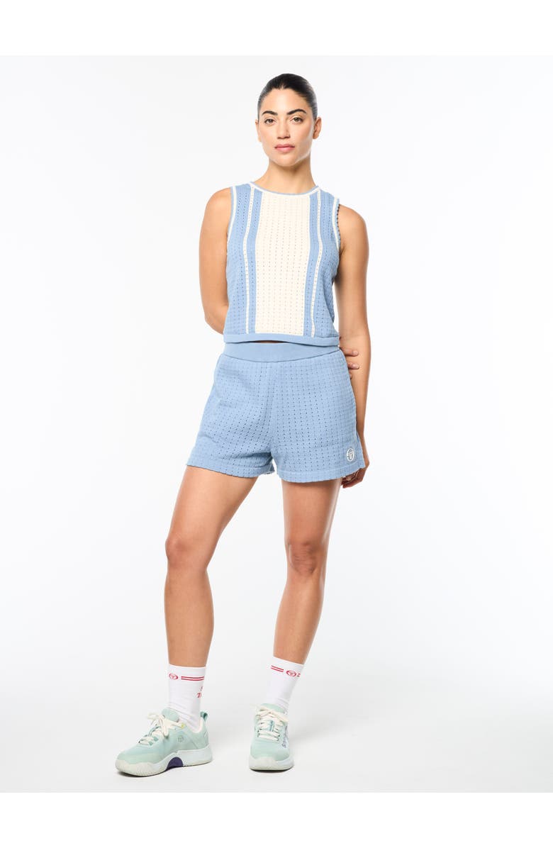 Sergio Tacchini Zola Knit Top, Alternate, color, Faded Denim