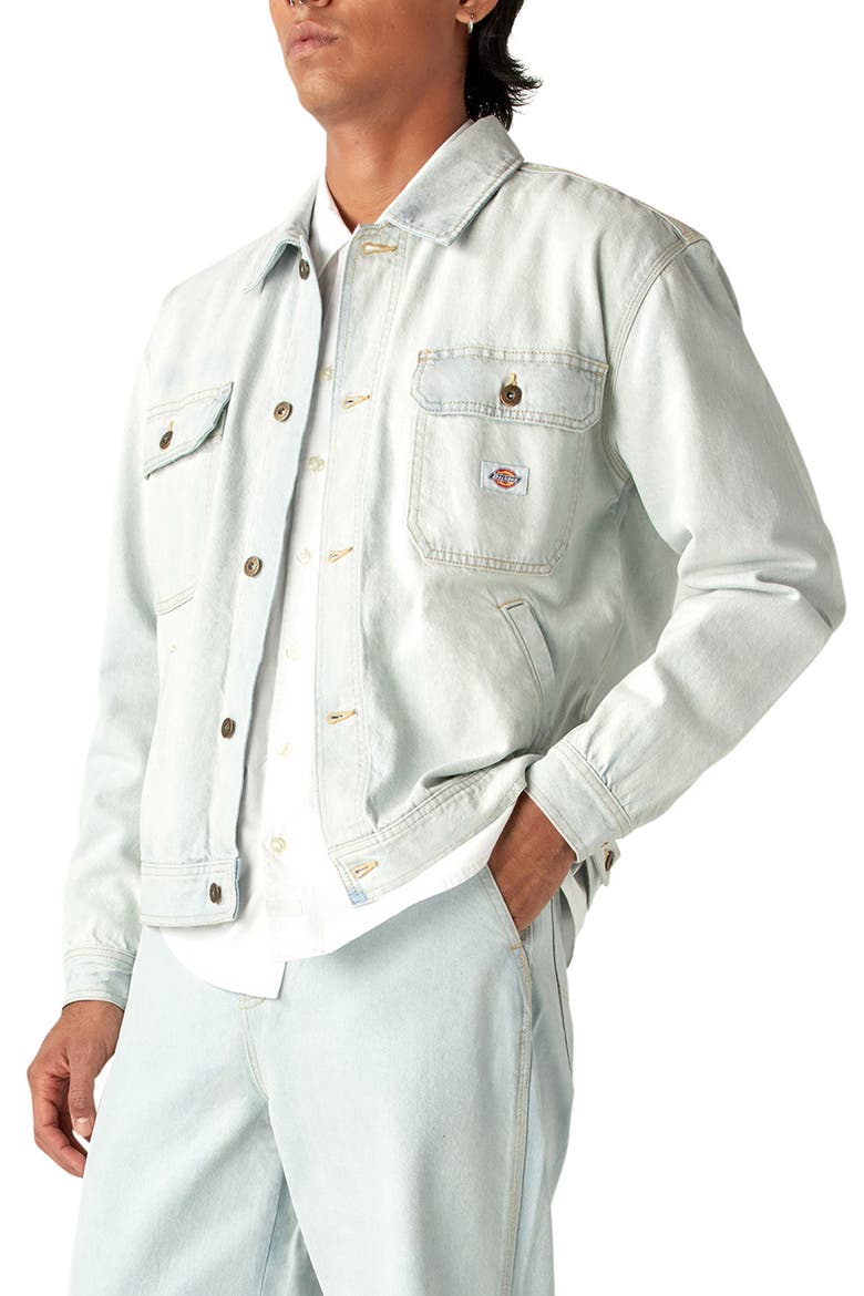 Madison Denim Jacket, Alternate, color, LIGHT DENIM