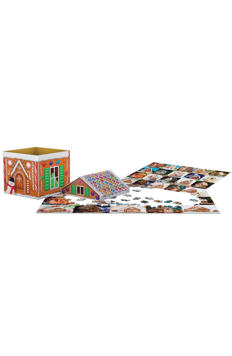 Eurographics Puzzle Tin Gingerbread House 550pcs, Alternate, color, Multicolored