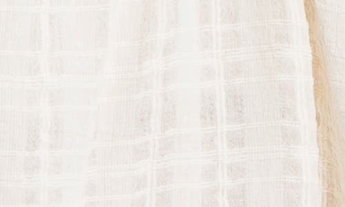 Max Studio Openwork Bubble Sleeve Top