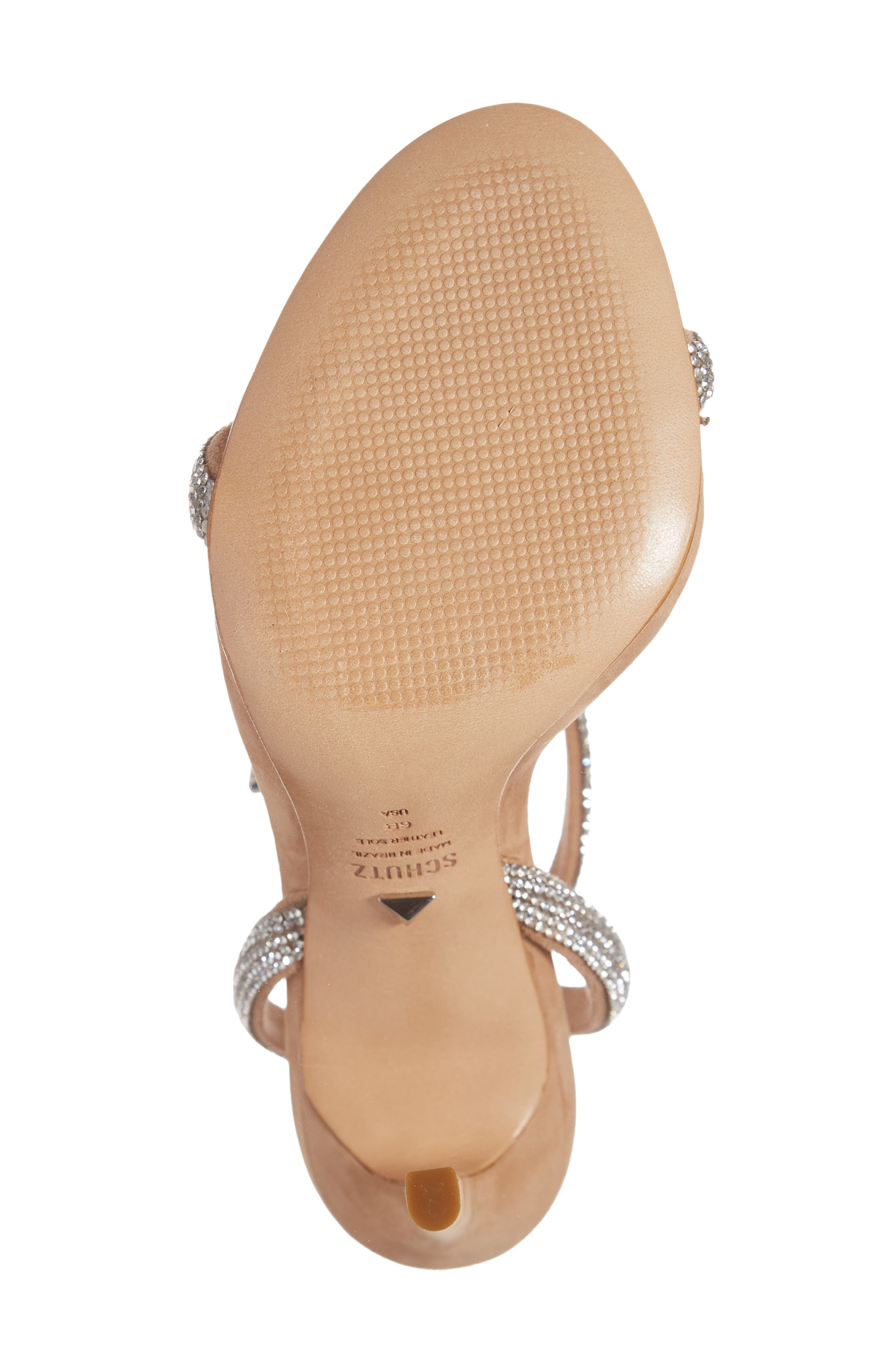 Schutz Ankle Strap Sandal, Alternate, color, 