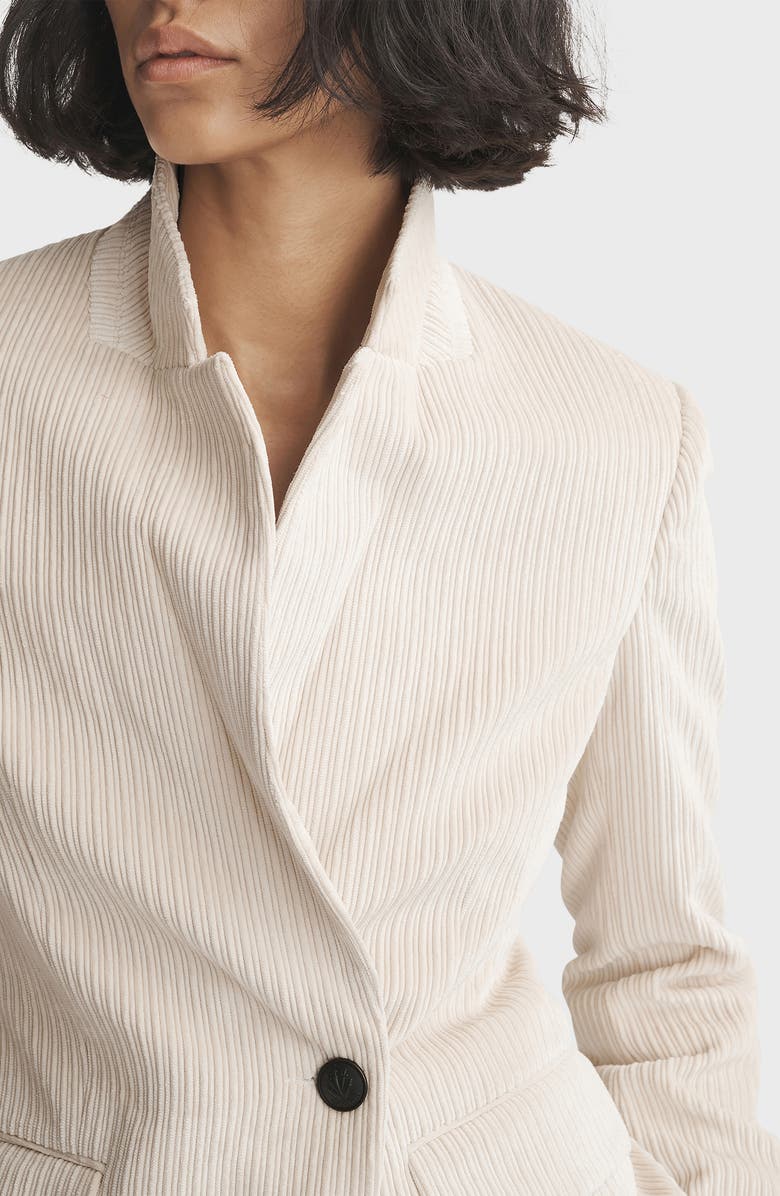rag & bone Tessa One-Button Corduroy Blazer, Alternate, color, 