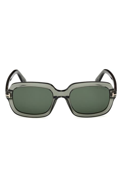 Lana 53mm Rectangular Sunglasses