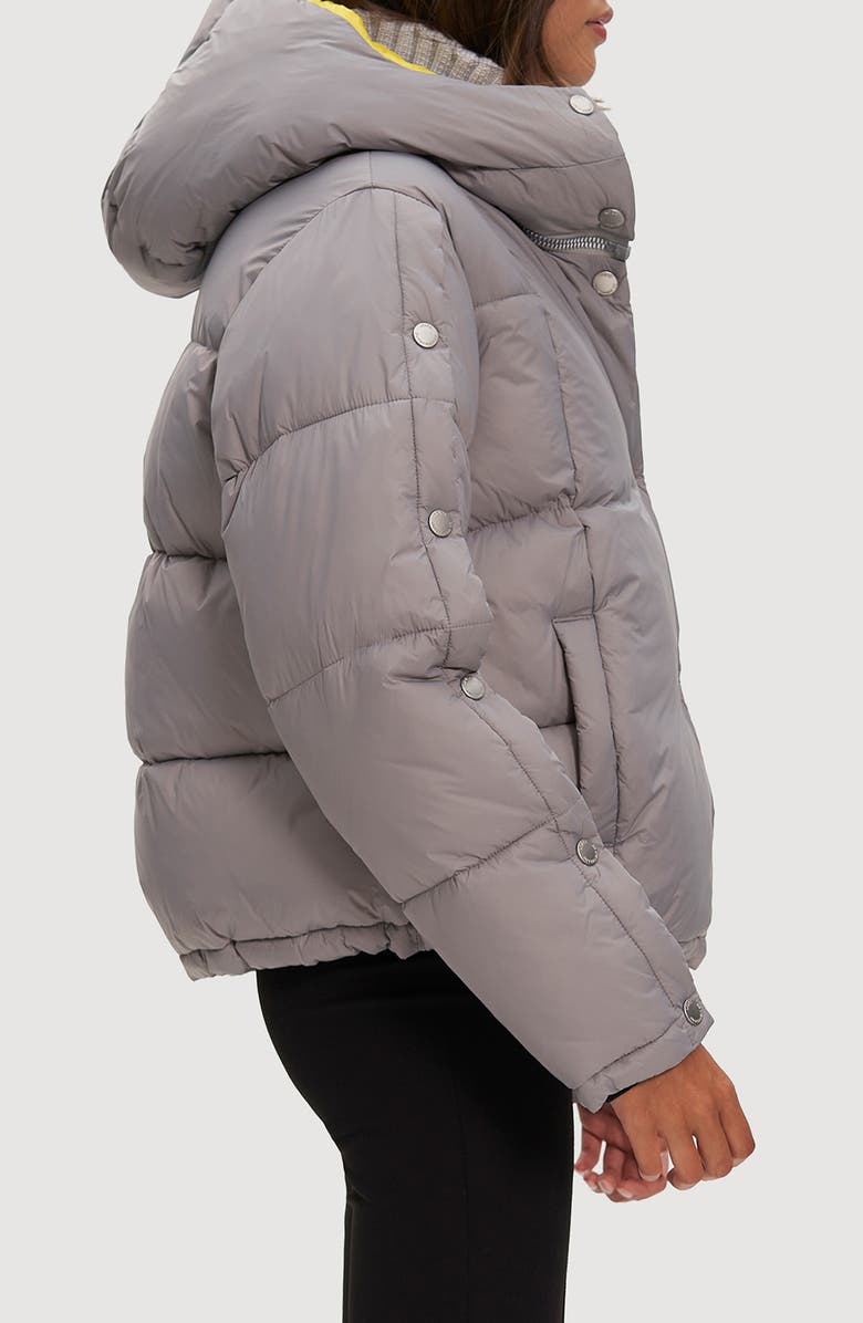 Noize Amelia Water Resistant Quilted Snow Jacket, Alternate, color, Ultimate Grey/ Slicker