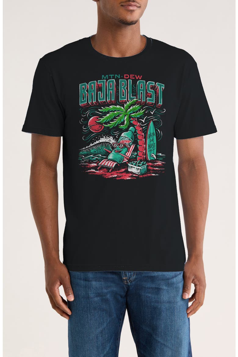 Mountain Dew Baja Graphic T-Shirt, Main, color, BLACK