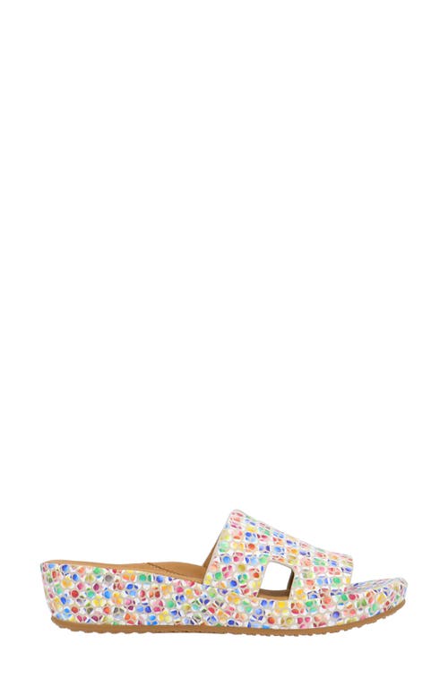 L'amour Des Pieds Catiana Platform Sandal In Bright Multi/bright Multi