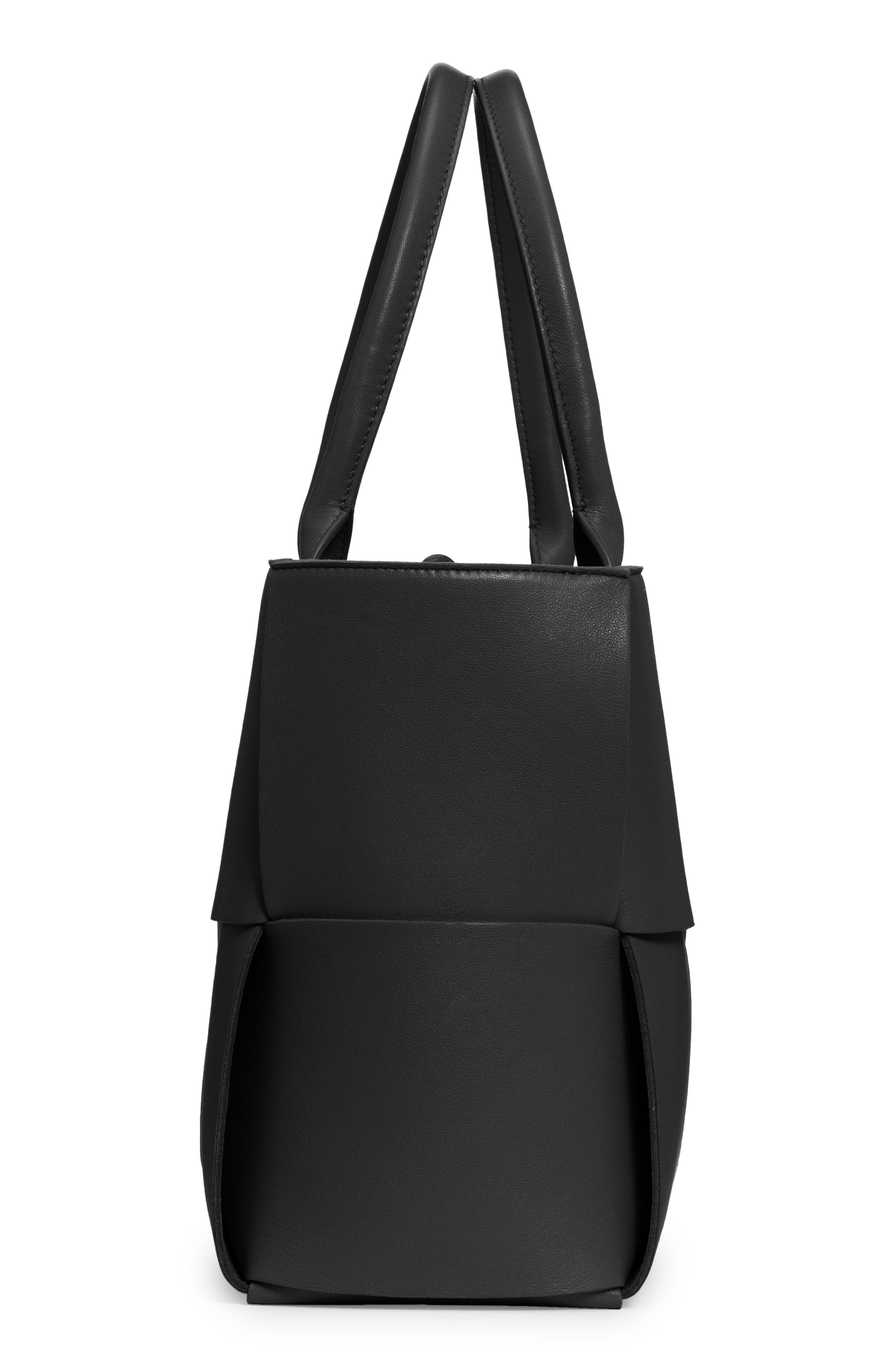 Bottega Veneta Medium Arco Woven Leather Tote, Alternate, color, 