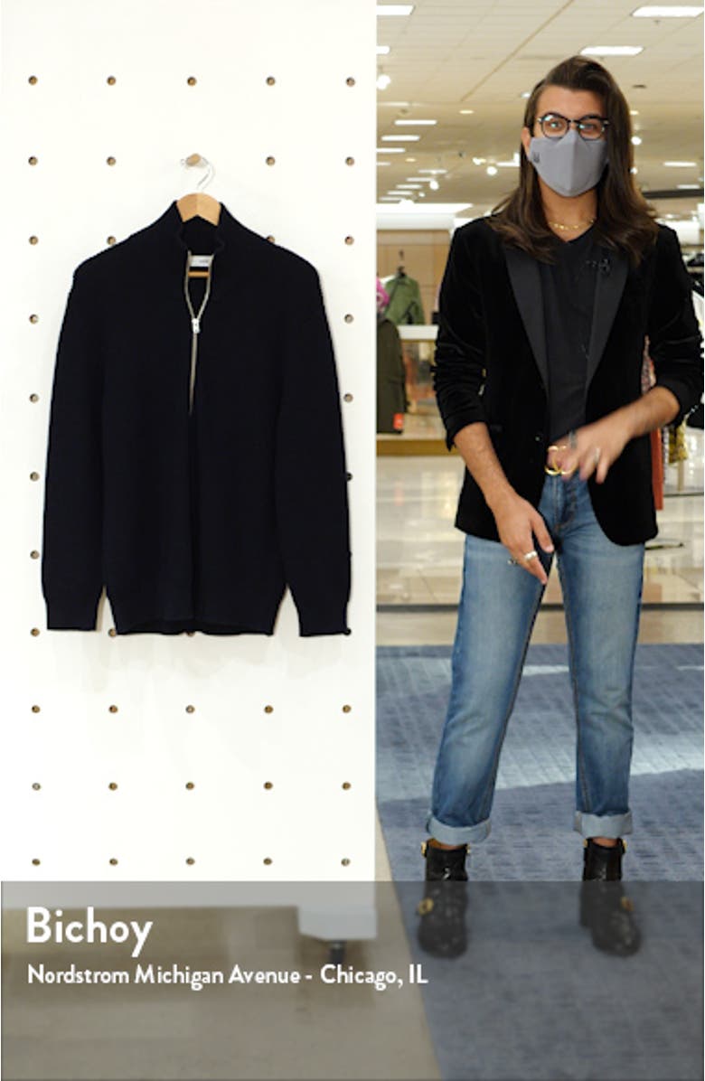 Men's Wool Blend Half Zip Sweater, sales video thumbnail