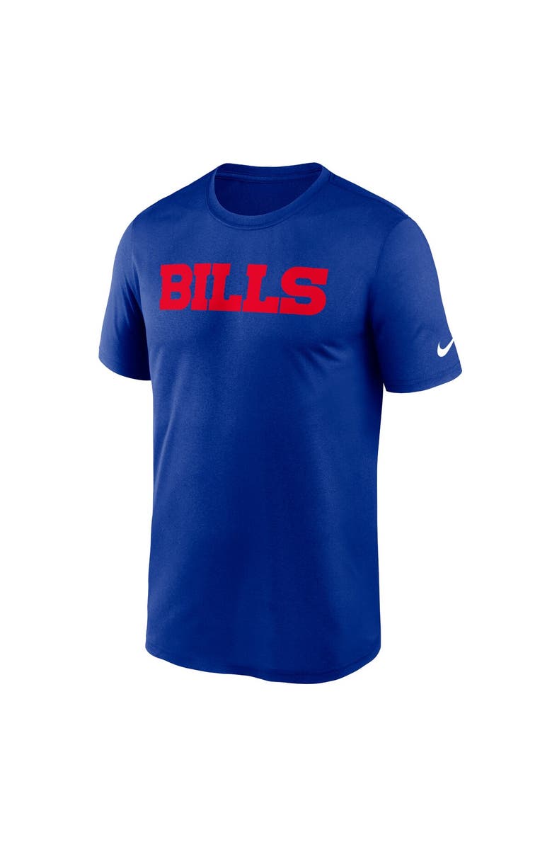 Nike Men's Nike Royal Buffalo Bills Primetime Legend Wordmark Performance T-Shirt, Alternate, color, Royal